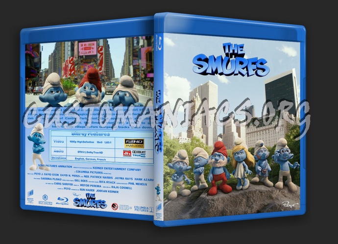 The Smurfs blu-ray cover