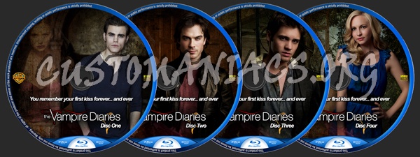 The Vampire Diaries Season 1 blu-ray label