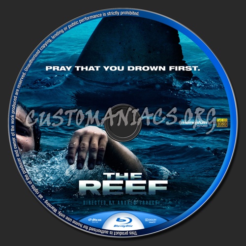 The Reef blu-ray label