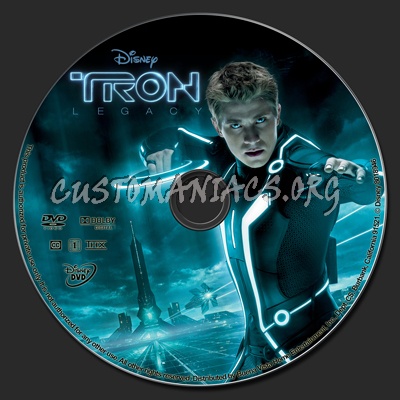 Tron Legacy dvd label