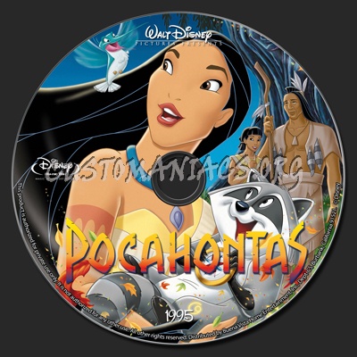 Pocahontas blu-ray label