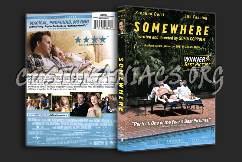 Somewhere dvd cover