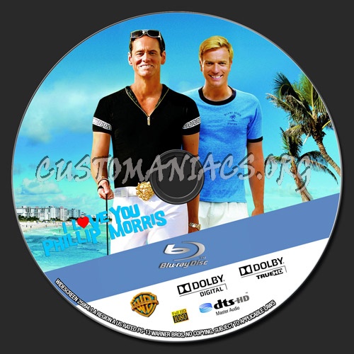 I Love You Phillip Morris blu-ray label