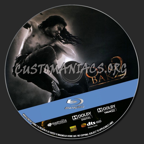 Ong Bak 2 blu-ray label