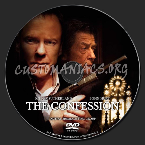 The Confession dvd label