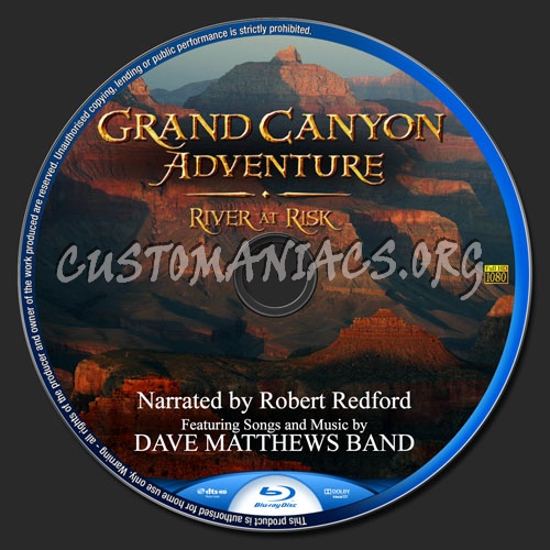 Grand Canyon Adventures - River At Risks blu-ray label