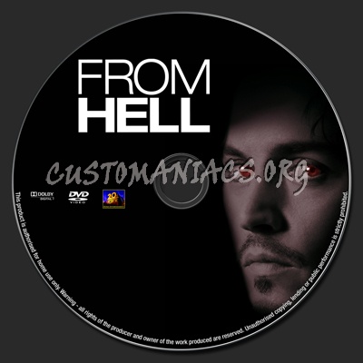 From Hell dvd label