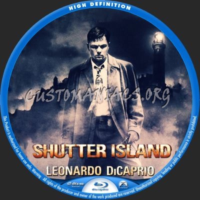 Shutter Island blu-ray label