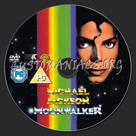 Moonwalker dvd label