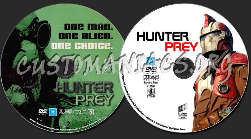 Hunter Prey dvd label