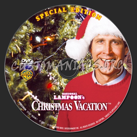 National Lampoon's Christmas Vacation dvd label