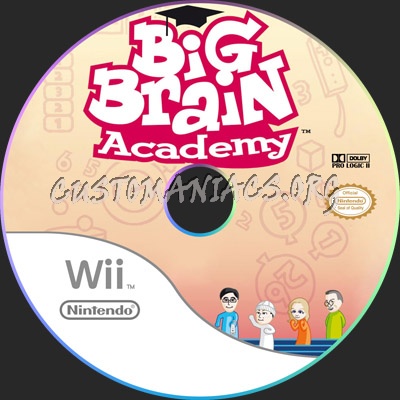 Big Brain Academy dvd label