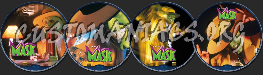 The Mask blu-ray label