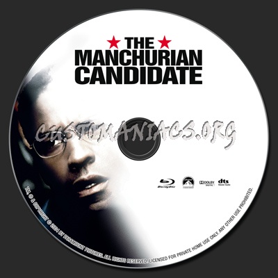 The Manchurian Candidate blu-ray label