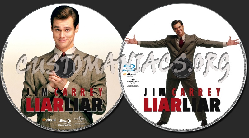 Liar Liar blu-ray label