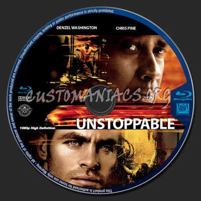 Unstoppable blu-ray label