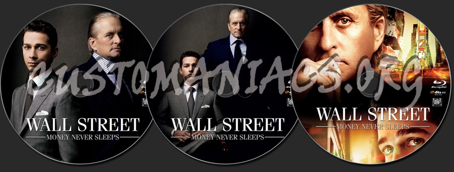 Wall Street: Money Never Sleeps blu-ray label