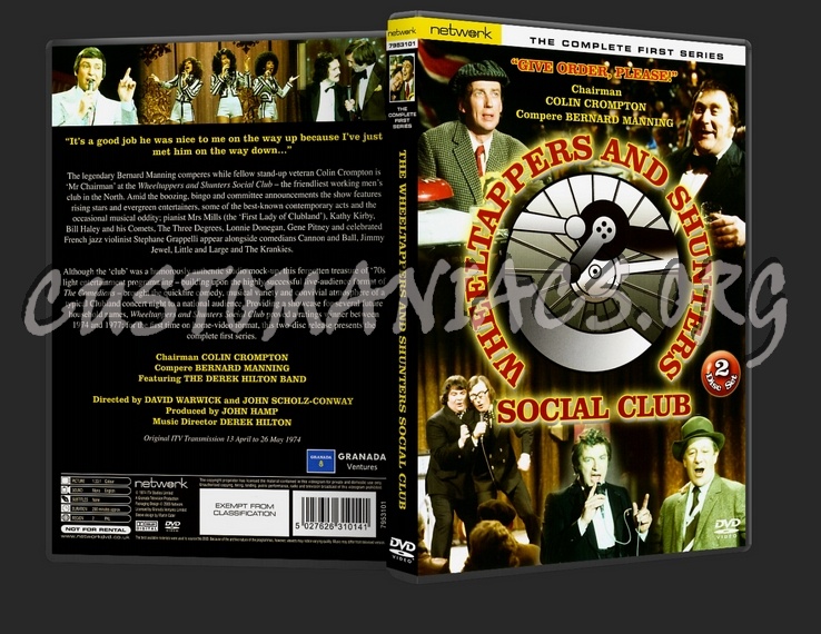 The Wheeltappers And Shunters Social Club Complete First Series dvd cover