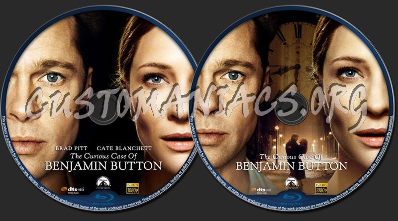 The Curious Case of Benjamin Button blu-ray label