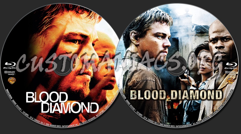 Blood Diamond blu-ray label