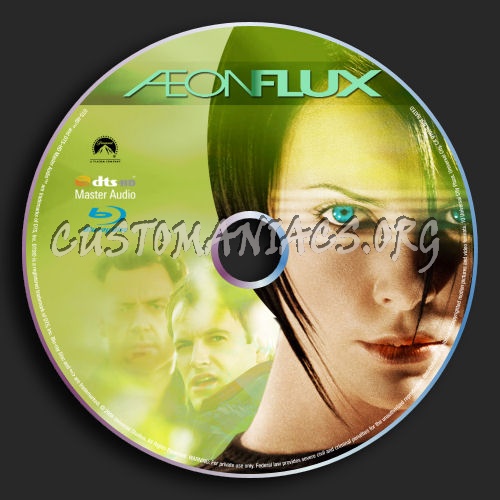 Aeon Flux blu-ray label