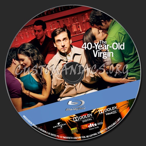 The 40 Year Old Virgin Blu Ray Label Dvd Covers And Labels By Customaniacs Id 133641 Free