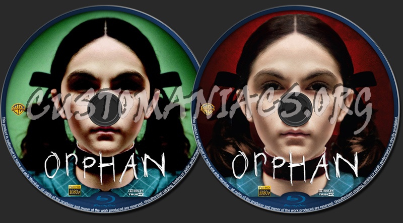 Orphan blu-ray label