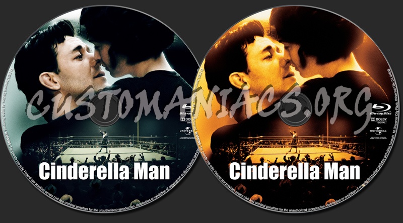 Cinderella Man blu-ray label