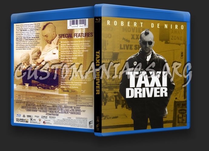 Taxi Driver blu-ray cover - DVD Covers & Labels by Customaniacs, id: 133648  free download highres blu-ray cover