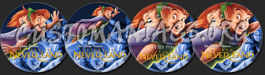 Peter Pan II Return to Neverland blu-ray label