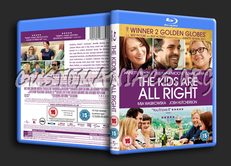 The Kids Are All Right blu-ray cover