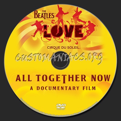 Cirque Du Soleil: All Together Now dvd label