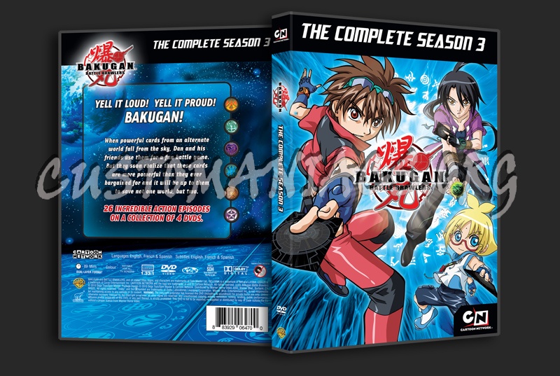 Bakugan - Season 3 dvd cover