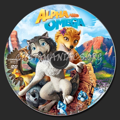 Alpha And Omega dvd label