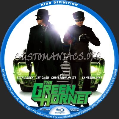 The Green Hornet blu-ray label