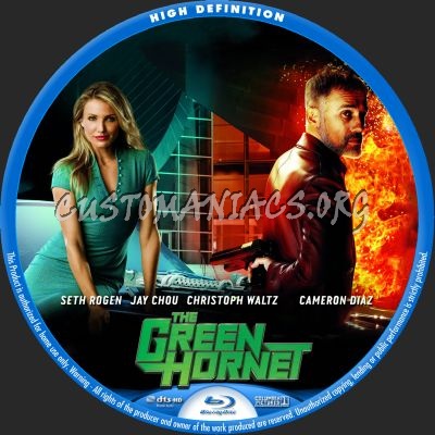 The Green Hornet blu-ray label