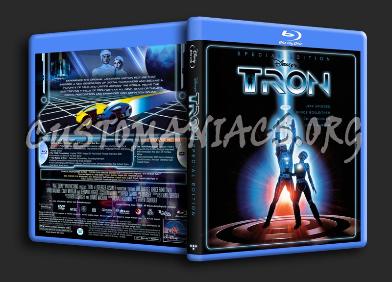 Tron (2-Disc Edition) blu-ray cover