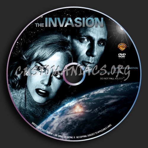 The Invasion dvd label