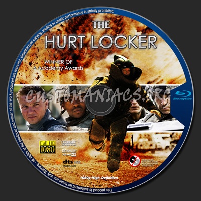 The Hurt Locker blu-ray label