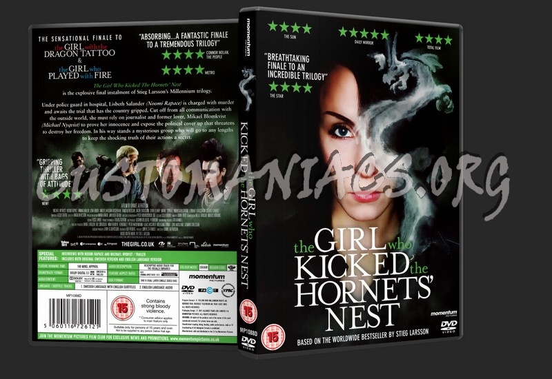 The Girl Who Kicked The Hornets' Nest dvd cover