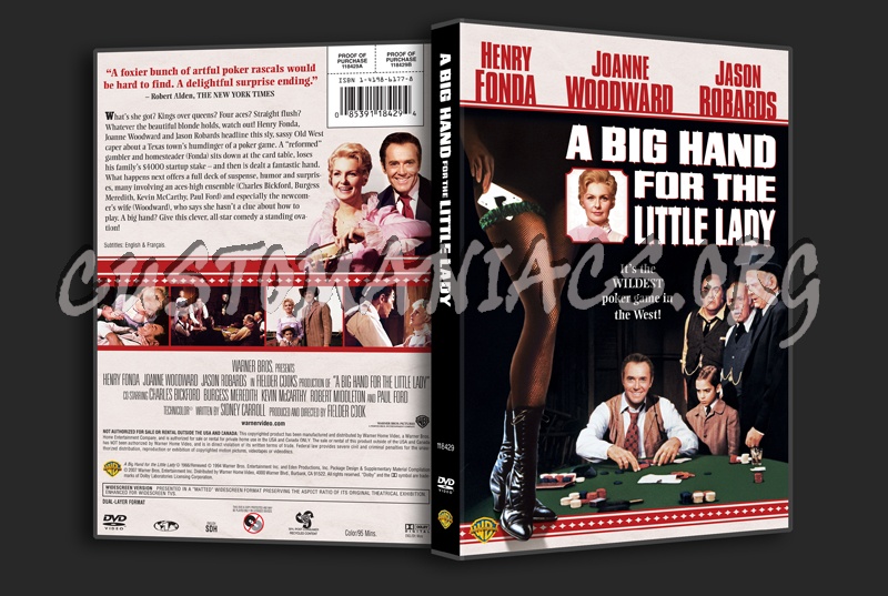 A Big Hand for the Little Lady dvd cover