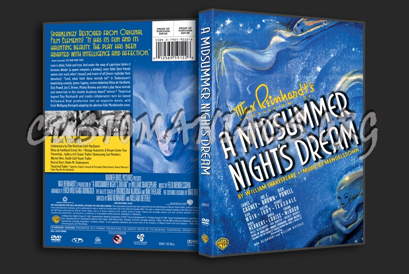 A Midsummer Night's Dream dvd cover