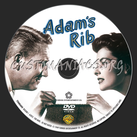 Adam's Rib dvd label