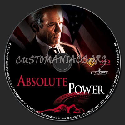 Absolute Power blu-ray label