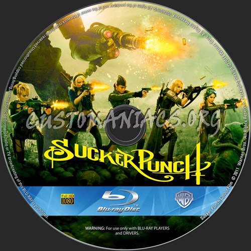 Sucker Punch blu-ray label