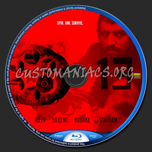 13 aka Thirteen blu-ray label