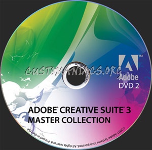 Adobe Creative Suite 3 - Master Collection dvd label
