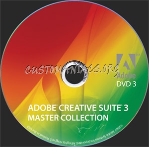 Adobe Creative Suite 3 - Master Collection dvd label