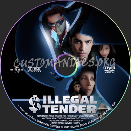 Illegal Tender dvd label