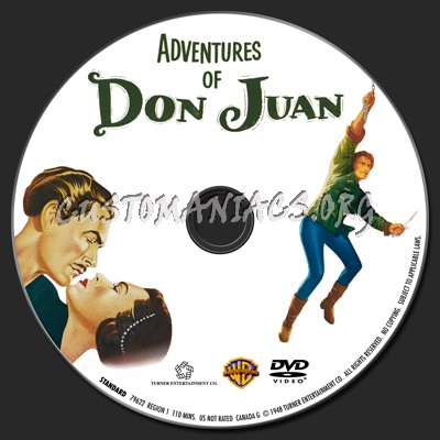 The New Adventures of Don Juan dvd label